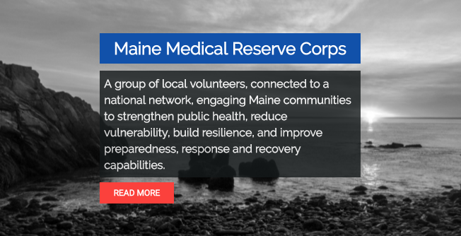 Announcing the Maine Medical Reserve Corps (MRC) Website