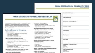 Farm Emergency Preparedness Plan