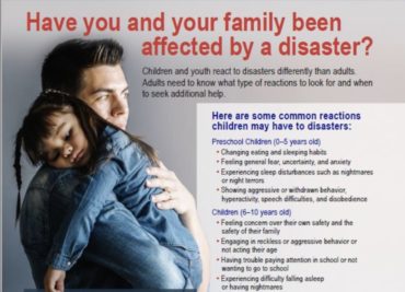 Have You and Your Family Been Affected by a Disaster?