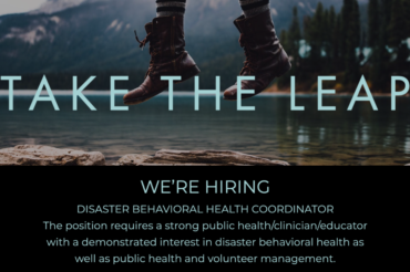We’re hiring – Disaster Behavioral Health Coordinator