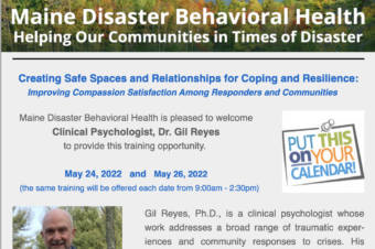 2022 Spring Newsletter – Maine Disaster Behavioral Health
