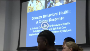 In the News: Disaster Behavioral Health Training prepares tomorrow’s workforce