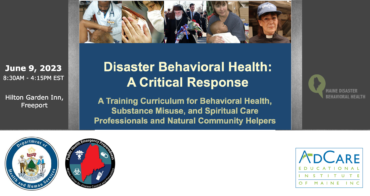 Registration is Open: Disaster Behavioral Health: A Critical Response Volunteer Training
